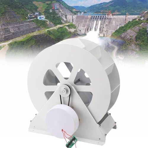 Image of Water Wheel Hydropower Generator,Low-Speed Water Wheel Generator,Micro Hydroelectric Turbine Generator,for Household Outdoor Lighting Generation Power Equipment(50W)