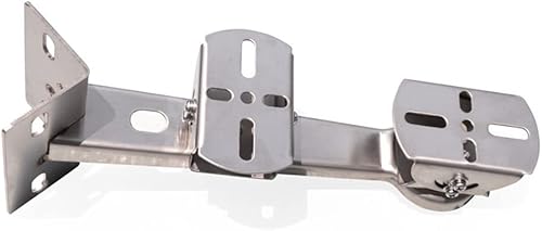 Miniatura 8 de SamIdea Adaptador universal de acero de 2 capas para montaje en poste de pared, soporte universal de 3 ejes, adaptador de extensión de base de metal
