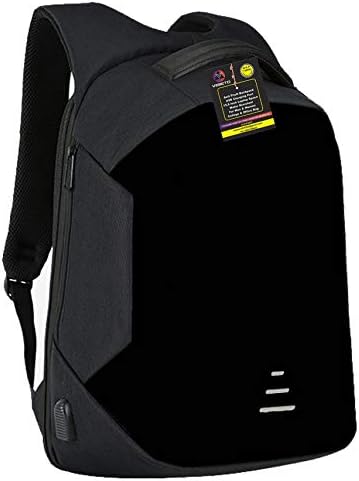 Vebeto Smart Anti Theft Backpack Waterproof 15.6 Inch Laptop Bagpack USB Charging Port 30 Ltrs Travel Hiking Fashion Business Bag for Men Women Unisex School College Office (Black)
