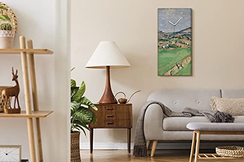 Horloge sur Toile Art Mural Haut de Gamme Impression 30x60cm - 4