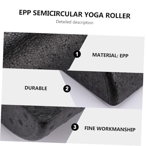 2 piezas Epp Rodillo de Yoga Contorneado Columna Foam Roller Masajeador Muscular para Terapia Fitness y Pilates Ejercicio de Estiramiento miniatura 3