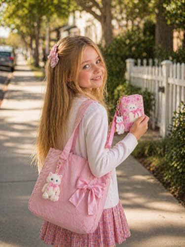 Image of AACKS Little Girls Coin Purse Kids Small Wallet for Teens Women Mini Coin Pouches with Strap Cute Cartoon Card Holder Cat Kitty Panda Unicorn
