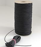 Gummikordel 2 mm schwarz 65 % Dehnung Mischgewebe