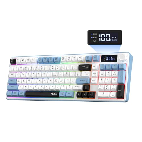Teclado Gamer GK210 AOC Inalámbrico RGB 98 Teclas