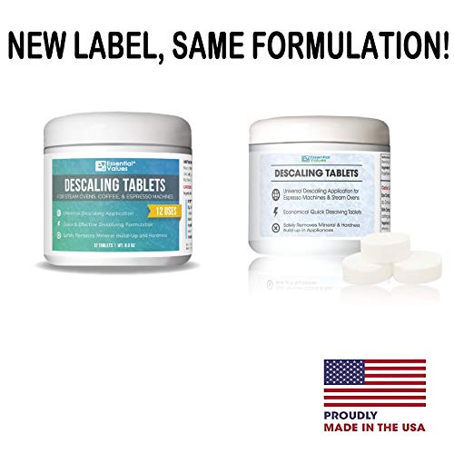Tablets Descaling para Jura, Miele, Bosch, Tassimo Espresso Machines e Miele Steam Fornos da Essenti