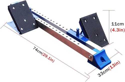 piiyayca Adjustable Starting Block Track and Field - 21 Rear/Front & 6 Pedal Angle Adjustments, Aluminum Alloy Ground-Mount Track Starting Blocks for Sprinters, Runners, Plastic Runway/Cinder Track - Thumbnail 2