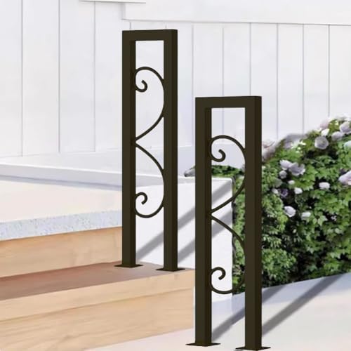 HEFJIAYCIQ U���^�K�i�肷��A����35�`100cm���S���肷�� �K�[�h���[���A���O�K�i�p�O���b�v�o�[ �K�[�f�����B���p,Black 4,55cm/1.8ft