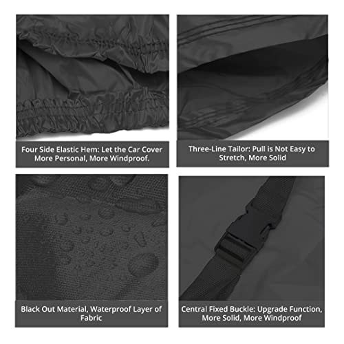 Image of Protector Mahindra XUV 300 Car Cover - Custom Fit Waterproof Car Body Cover for Mahindra XUV 300 - Grey