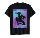 19MARV00979A-005 Marvel Black Panther Halftone Pop Art Poster Camiseta