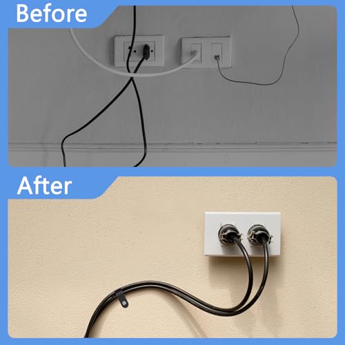 240 Stück R Typ Cable Clip, 5 Größen Nylon R Clip, Kabelklemmen Kabelhalter Schwarz, R-Typ Kabelschellen für Büro Zuhause Kabel Drahtmanagement