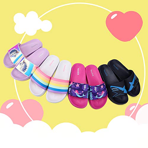 Tombik TB190902RAINBOWWHITE30 Kids Water Shoes Girls Beach Sandals Kids Slides thumb #4