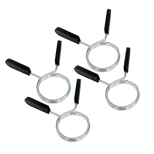 KOMBIUDA 5Pcs Portable Barbell Collars Wear Resistant Weight Clips for Secure Lifting Durable Design Fits Standard Bars for Gym Workouts and Strength Training