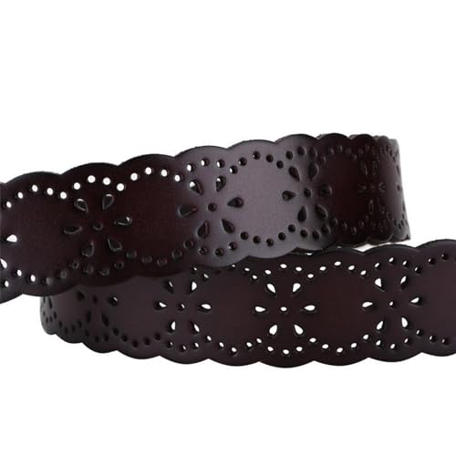 Classic belt, women's 3.8 cm leather belt vintage hollow out belt4
