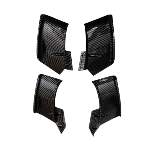 Kit d'ailes de moto V4 contre le délestage avant, spoilers carbone fixes Streetfighter