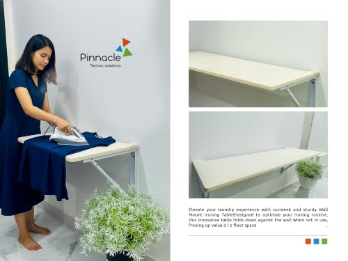 Pinnacle Techno solutions Wall Mounted Foldable Ironing Board 122 × - Image 8
