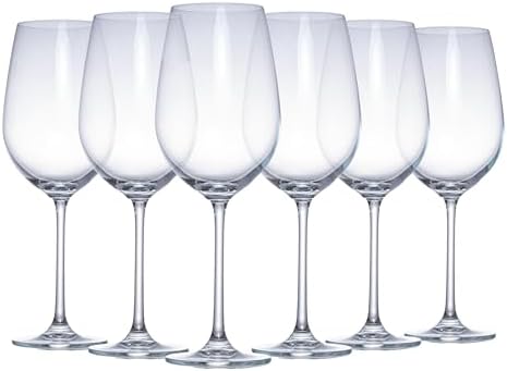 Jogo de 6 Taças para Vinho Tinto - Beatriz - Cristal Ecologico - ...