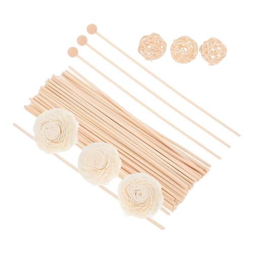 IMIKEYA Colocar Palo de aromaterapia reemplazo del difusor de Fragancia Palos difusores de Habitaciones difusor de Aroma de habitación Fragancia casera Papiro Beige