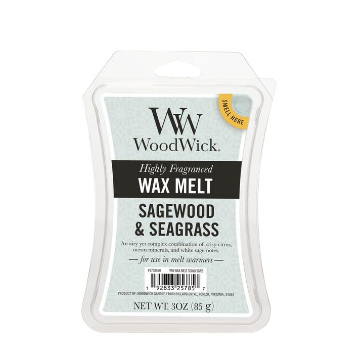 WoodWick3 oz Wax Melt - Sagewood & Seagrass