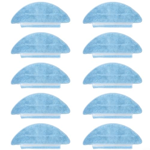 Miniatura 6 de Feegow 4 10 Paños De Repuesto Para Mopa Conga 7490 Eternal Para Aspiradora Robot Genesis, Kit De Recambio De Almohadillas De Microfibra Paquete De 10