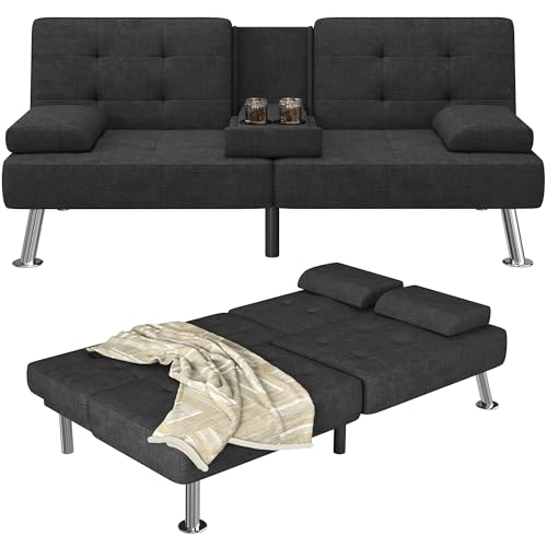 Furmax Futon Sofa Bed Adjustable Futon Couch Sleeper...