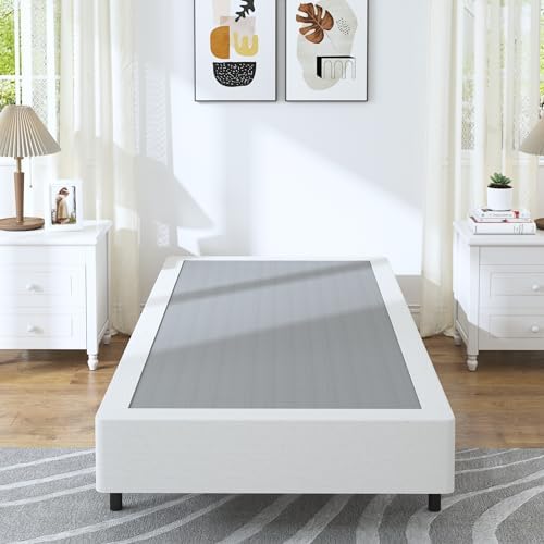 Amazon.com: Amazon Basics Smart Box Spring Bed Base, 9-Inch Height ...