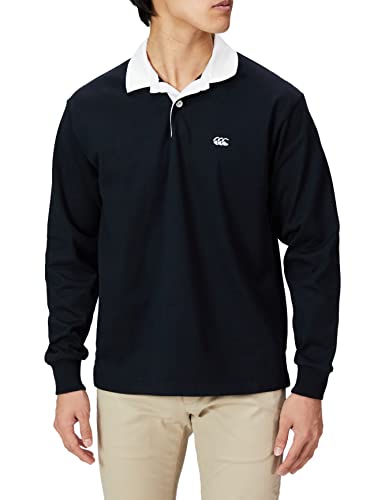 [カンタベリー] Tシャツ SOLID COLOR RUGBY JERSEY ソリッドカラーラグビージャージ RA42620 ユニセックス 19_ブラック 3L