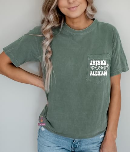 Personalized Future Mrs. Shirt, In My Engaged Era Shirt, Custom Engaged Shirt for Women, Engagement Gift, Fiance Shirt,2