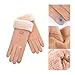 QHUANYANI Winter Gloves Fashion Winter Warm Skiing Outdoor Women Gloves Lady Elegant Casual(H)