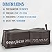 Goodyear Bicycle Inner Tube - Durable 26 Inch Bike Tube with Butyl Rubber - Schrader Valve for Quick Inflation - Easy Installation and Reliable Performance - 26 X 1.75/2.125