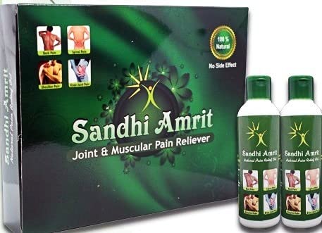 Divya Shri Sandhi Amrit Pain Relief Oil | Dhuandhar Oil | Dhurandar Joint Pain Oil | Peeda Bhasma Oil | Pida Bhasma Oil | Peeda Nashak Oil | For Joint Pain, Muscle Ache and Body Pain | Pack of 2 (B09YLTDWCY) Amazon Price History, Amazon Price Tracker
