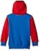 Nintendo Big Boys Mario Fleece Zip Costume Hoodie, Blue/red, '8