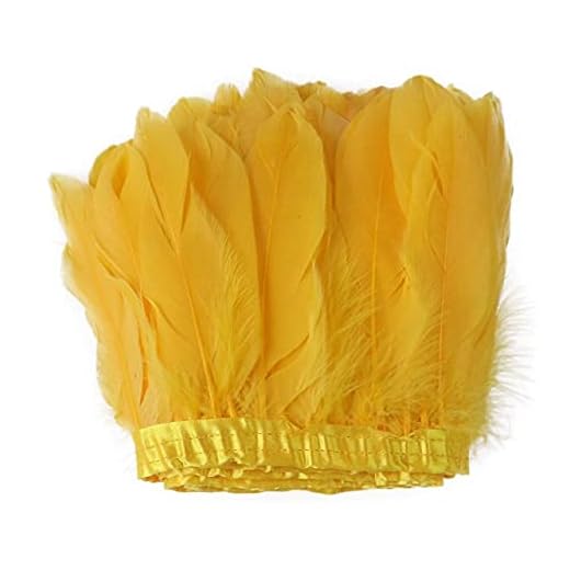 LISYANG 1 meter rosa gåsfjädrar trim 15-20 cm för bröllopsklänning dekoration sömnad hantverk fjäderlampa material plym band