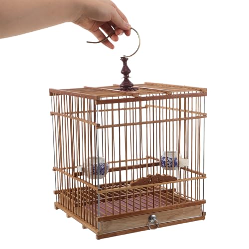 Cage à oiseaux avec serrure sécurisée et structure stable en métal - 5