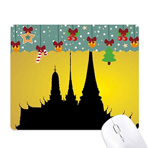 Tapis de souris de jeu bureau Thai Customs Culture tapis caoutchouc Noël