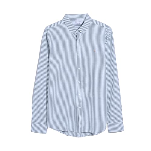 Farah Brewer Stripe Ls BD une chemise manches longues respirante en taille S