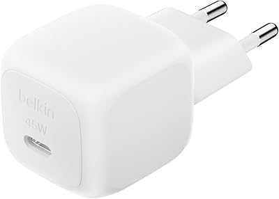 Belkin Caricatore da parete compatto da 45 W, ricarica rapida USB-C Power Delive