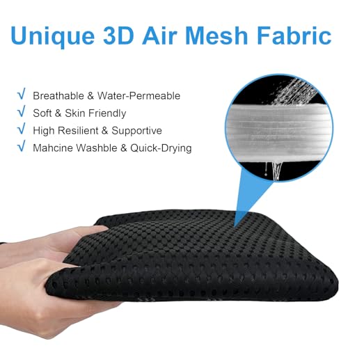 12" Kids Chair Pads, Breathable 3D Mesh Cushion for School/Wood Chairs by Esme L&H - Used condition - Image 2