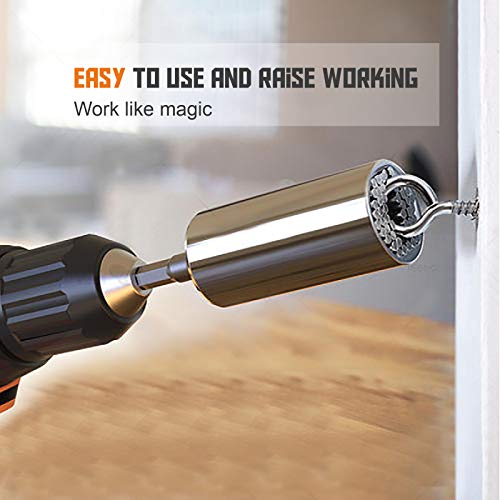 Universal Socket Wrench Grip Tools 1/4\"-3/4\" (7-19mm) Ratchet Multi-function Adapter Set with Power Drill Adapter - Cool Gadgets for Men, DIY Handyman, Father/Dad, Husband, Boyfriend, Him