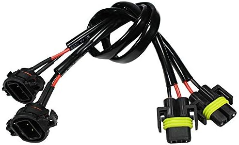 5202 H16 to H11 881 H8 Pigtail Socket Connector Wire Adaptors