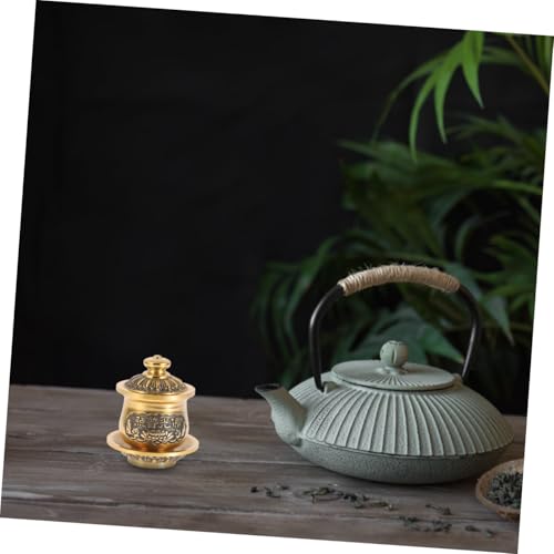 Tasse de pour offrandes bouddhistes récipient de prière eau bénite décoration rituelle