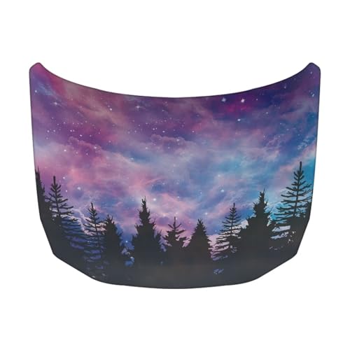 Image of Car Snow Cover,A Waterproof,Windproof Half Car Cover for Winter Frost and Ice Removal-Star Forest
