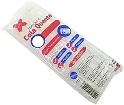 Bastões de Cola Quente Fina, Transparente, 1kg, para Artesanato e Projetos DIY