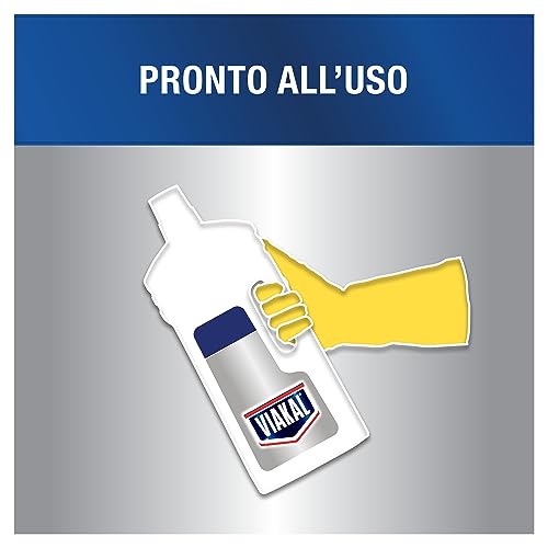 Viakal Professional Anticalcare Liquido, Formato 12 Litri (6 X 2L), Bagno, Efficace Contro Calcare e Sporco, Per Uso Professionale - Immagine 4