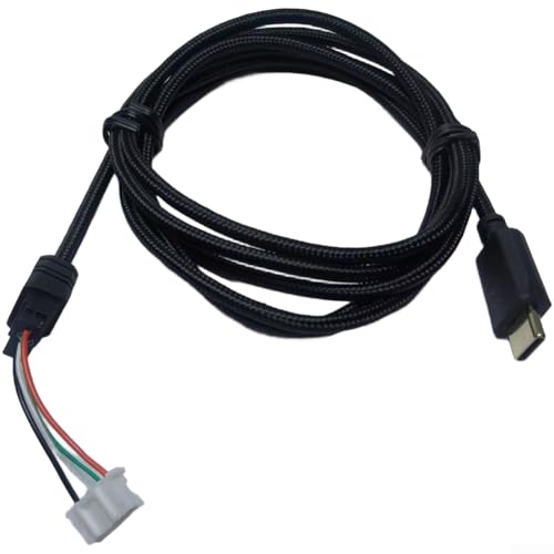 Startbuymore Câble pour casque de jeu ASUS ROG S avec prise jack audio 3,5 mm plaqué or pour des performances constantes