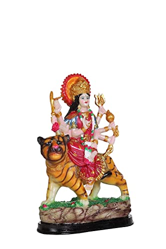 Statue Maa Durga multicolore pour vitrine de bureau et decoration de maison - 4