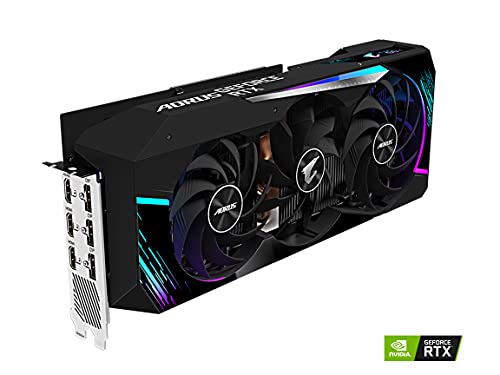 GIGABYTE AORUS GeForce RTX 3080 Ti Master 12G Graphics Card, Max Covered Cooling, 12GB 384-bit GDDR6X, GV-N308TAORUS M-12GD Video Card by GIGABYTE - Used condition - Image 6