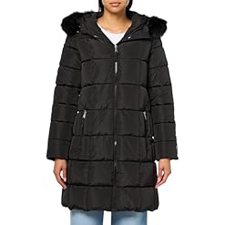 Tommy Hilfiger Damen Everyday Essential Bequemer, schwerer Puffer, Schwarz, XL