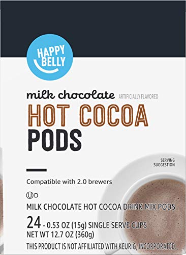 Happy Belly Amazon Brand - Happy Belly Hot Cocoa Pods, Milk Chocolate thumb #2