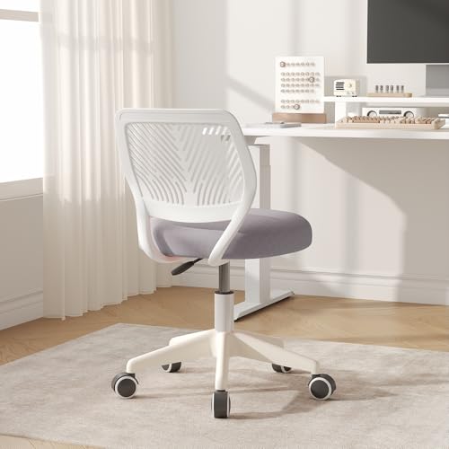 オフィスチェア デスクチェア メッシュチェア オフィススツール 通気性 肘なし 腰サポートバー 無段階昇降 360度回転 頑丈 コンパクト 人気 おしゃれ 2脚セット