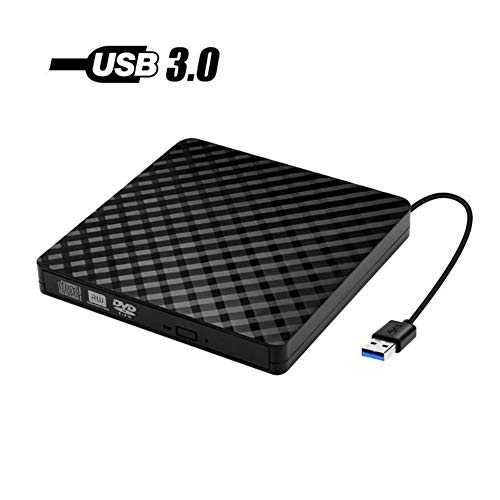 BAUBEY External DVD Drive,USB 3.0 Slim Portable High Speed Data Transfer Writer Recorder
